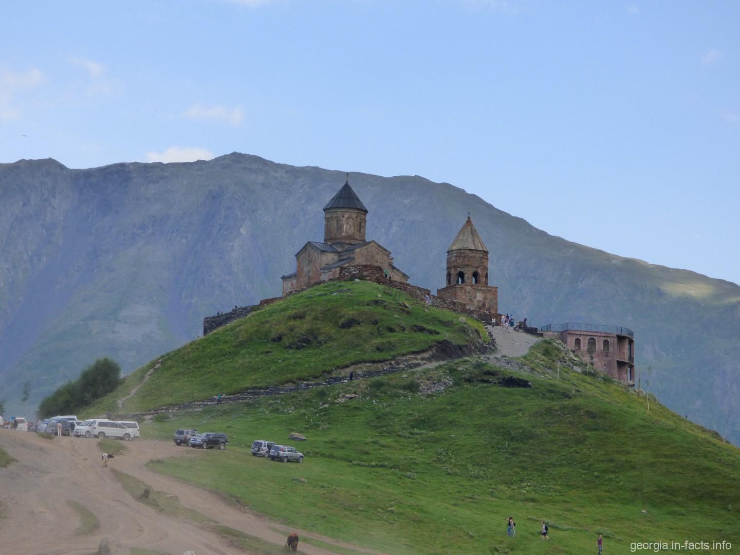 Гора Казбек Гергетская Церковь