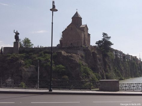 Церковь Метехи в Тбилиси