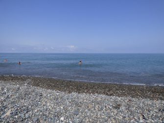 Батумский берег и море в августе