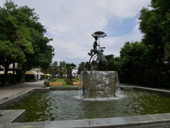 Симпатичный фонтан в Батуми