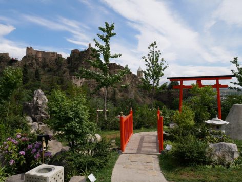 Японский уголок в ботаническом саду