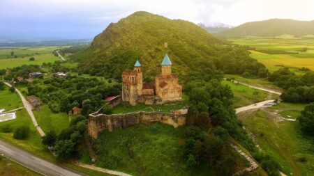 Крепость Греми недалеко от Телави