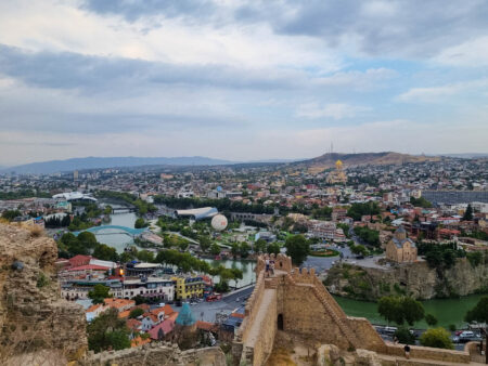 Парк Рике и панорама Тбилиси