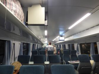 Поезд в Тбилиси внутри