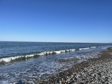 Море и пляж в Батуми