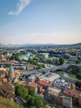 Панорама города Тбилиси